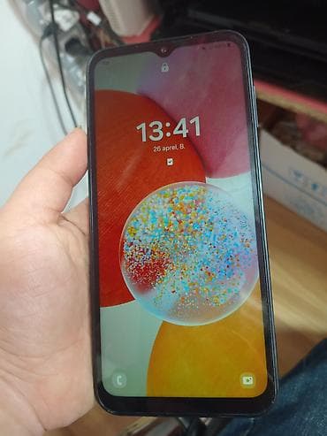 Samsung Galaxy A14, 64 GB, rəng - Qara, Barmaq izi