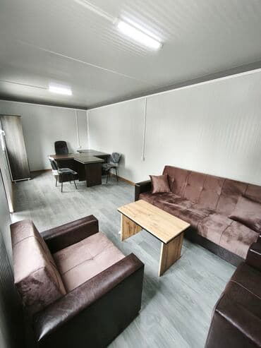 hazır evler konteyner: Modul tipli ofis/konteyner - Ölçü: təxmini 3 x 7 m (uzun düzbucaqlı — 4