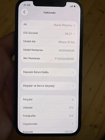 apple iphone 6: IPhone 12 Pro, 128 GB, Göy — 5