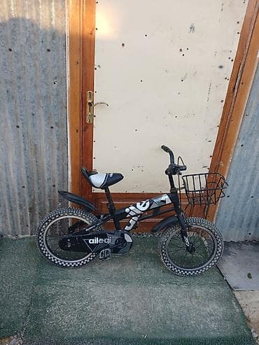 matorlu velospet: İşlənmiş İki təkərli Uşaq velosipedi 16", sürətlərin sayı: 1, Ödənişli çatdırılma — 2