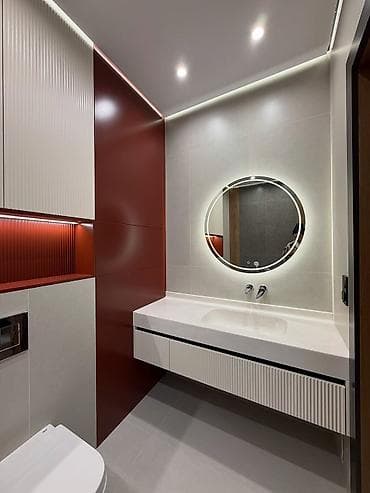 yataq dəsdləri: Məhsul: LED işıqlı makiyaj masaları və güzgü dəstləri - Dizayn — 7