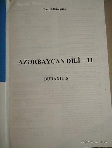 kitap: Məhsul: “Azərbaycan dili – Buraxılış” test toplusu Müəllif: Nizami — 3