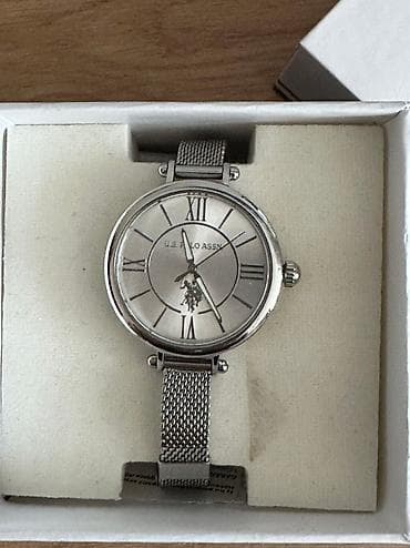 Бижутерия: Б/у, Наручные часы, цвет - Серебристый — 1