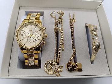 apple smart saat: *🔥8 Marta özəl hədiyyəlik saat dəsti* ▪️ Michael Kors Dəst ▪️3 -Qolbağ — 3