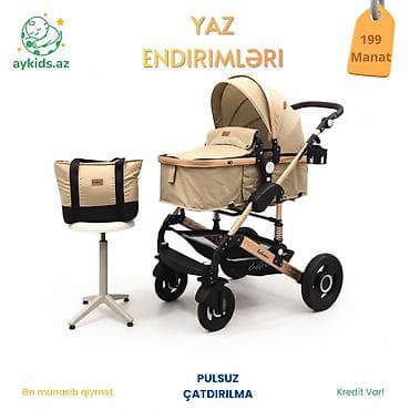 uşaq arabalari: 2-i 1-də araba, Yeni, Pulsuz çatdırılma, Rayonlara çatdırılma — 2