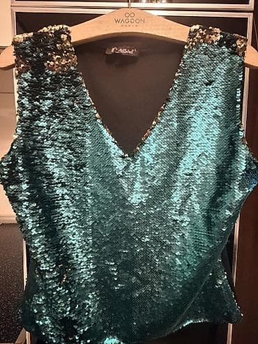 Payetli qadın topu yenidi 20 azn - Rəng: firuzə/əzəmətli yaşıl — 2