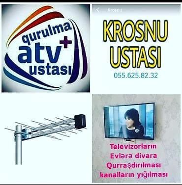 Krosnu ustası Krosna ustası Televizorların divara qurrasdırılması