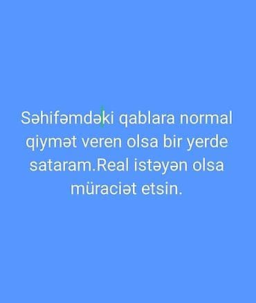 Sehifemdə qablara baxın, normal qiymətə deyerlendirinrazilaşaq