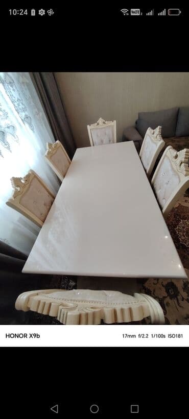 Другие товары для дома: Для гостиной, Новый, Нераскладной, Прямоугольный стол, 6 стульев — 1