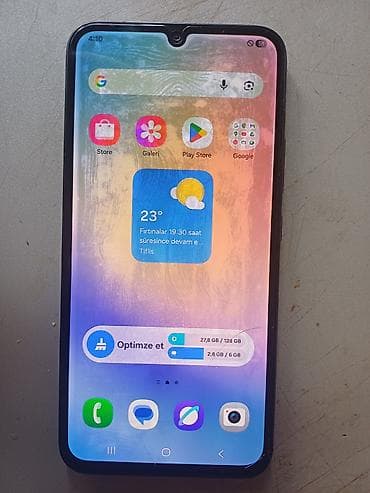 telefon j2: Samsung Galaxy A34 5G, 128 GB, rəng - Yaşıl, İki sim kartlı — 1