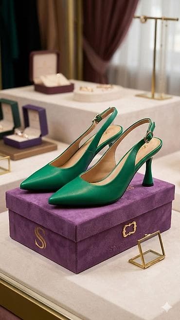 Ölçü: 38, rəng - Yaşıl, Yeni