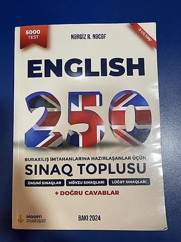 Məhsul: “English 250 – Buraxılış imtahanlarına hazırlaşanlar üçün lalafo.az -da Məhsul: “English 250 – Buraxılış imtahanlarına hazırlaşanlar üçün