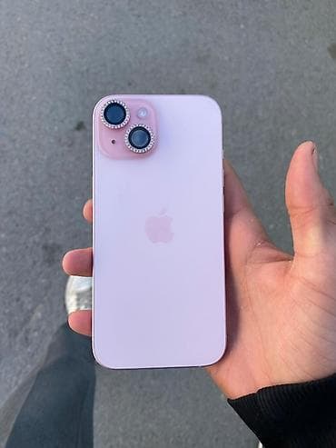 iphone x10: IPhone 15, 128 GB, Çəhrayı, Face ID — 1