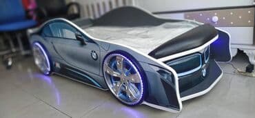 двухъярусная кровать машина: Новый, Односпальная кровать, Без подьемного механизма, С матрасом, Без выдвижных ящиков, Азербайджан — 5