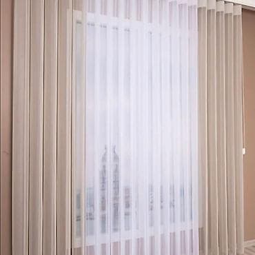tulu: Dikey zebra tül pərdələr - Dizayn: Tavan tipli, şaquli lamellər — 1