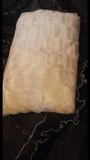 mishenna home textile: İşlənmiş rəng - Ağ Pled, Ödənişli çatdırılma — 2