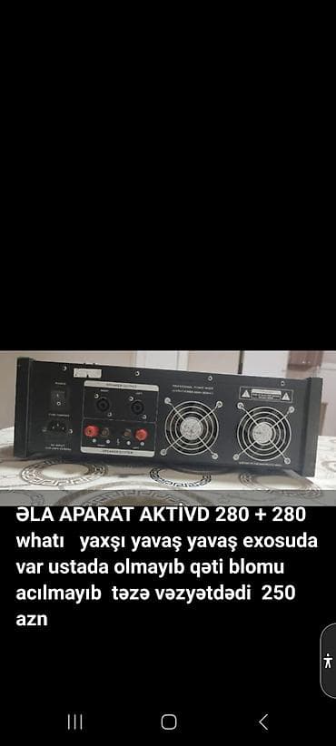 Səs avadanlığı: YAMAHA DİNAMİKLƏRİ 2 Cİ VERSİYA SAGLAM SAGISIZ CÜTÜ 600 və 750 AZN — 6