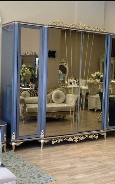 xalca uzerinde sekil: İkinəfərlik çarpayı, Dolab, Komod, Termo, Türkiyə, İşlənmiş — 2