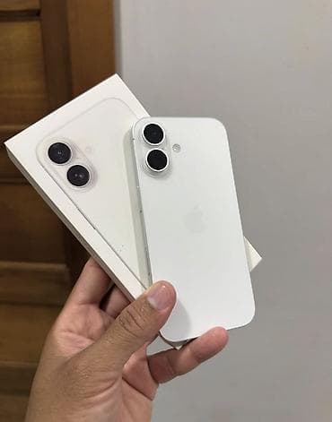 ipad 6 plus: IPhone 16, 128 GB, Ağ, Zəmanət, Simsiz şarj, Face ID — 4