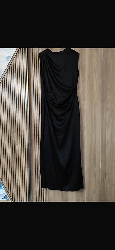 Qadın geyim dəsti – zərif ziyafət və gündəlik modellər - Uzun qara