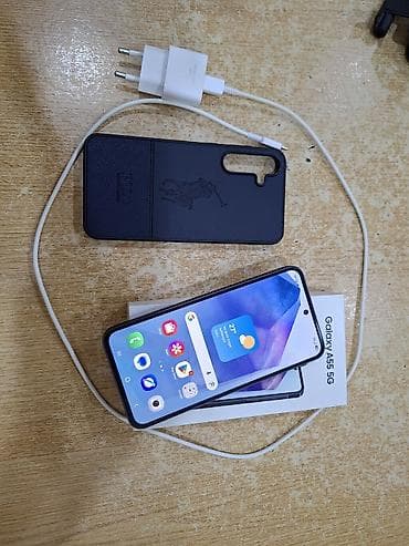 samsung ue65ks7500: Samsung Galaxy A55 5G, 256 GB, rəng - Qara, Barmaq izi — 3