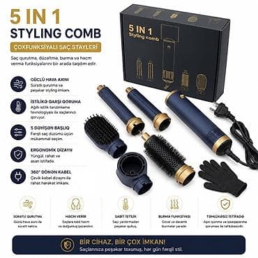 braun fen: 5-in-1 Styling Comb – çoxfunksiyalı isti hava ilə saç formalaşdırma — 2