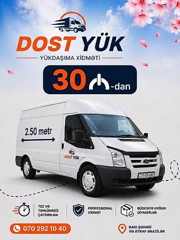 pitminutka daşı: Dost Yük – peşəkar yükdaşıma və usta xidməti Xidmət istiqamətləri: - — 5