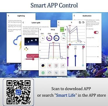 dovsan sekli: PopBloom LED Aquarium Light – ağıllı idarə olunan akvarium — 5
