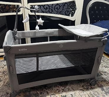 uwaq masini: Kidilo uşaq maneci və beşik-kombo - Markası: Kidilo - Rəng: Boz - — 1