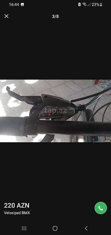 islenmis velosipedler: BMX tipli velosiped - Rəng: qara-boz - Korpus: qatlanan/alüminium — 6
