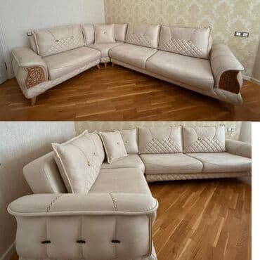 Künc divan, İşlənmiş, Açılan, Bazalı, Parça, Çatdırılma yoxdur