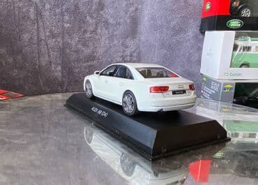 10 qepik: Коллекционная модель AUDI A8 D4 white 2010 Kyosho Scale 1:43 Art. — 21