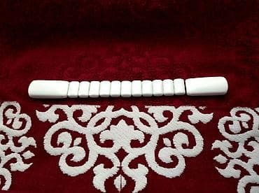 bts canta: Təsbeh Əl işidir Təsvir: - Ağ rəngli, keramik materialdan hazırlanmış — 2