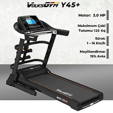 qantel daşı: Volks Gym Y45+ qaçış aparatı. Az işlənib, dağ rejimi və masajı — 1
