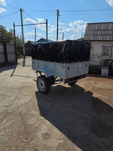 чемодан с инструментами для автомобиля: Yük qoşqusu – yüngül avtomobillər üçün - Tək oxlu, möhkəm metal — 5