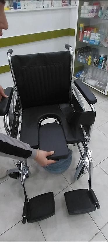 tibbi avadanliqlarin satisi: Tualetli əlil arabası – çoxfunksiyalı model - Çıxarıla bilən oturacaq — 1