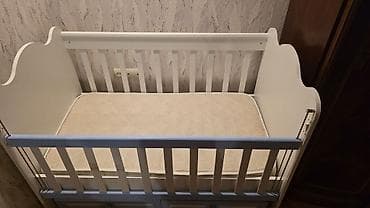 Beşiklər: Oğlan və qız üçün, Yeni, Dördbucaq, Beşik, Matras ilə, Yellənmə mexanizmsiz — 2