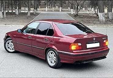 renault megane motor: BMW 3 Seriyası sedan (E36), qırmızı rəngli, M3 xarici paketli. - — 10