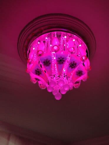 Горшки для растений: Led люстра, 4 и более ламп, Стекло — 3