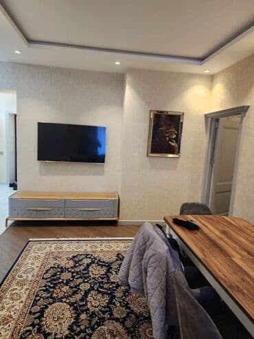 kirayə ev ayliq: Yasamalda Grand həyətdə 27 mertebeli binanın 18-ci mərtəbəsində — 9