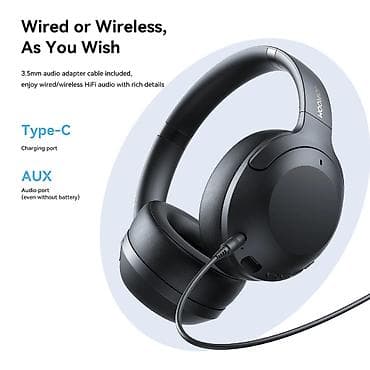 mx 70: Yeni Simsiz (Bluetooth) Qulaqcıqlar, Joyroom, rəng - Qara — 3