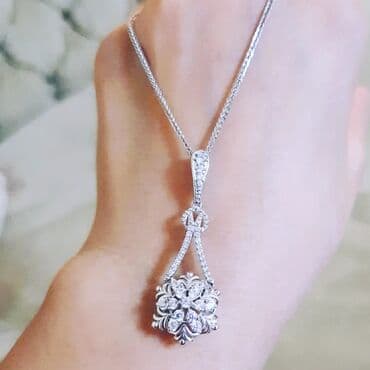 gümüşün qramı qiyməti 2022: Dəstə daxildir: Sep, Kulon, Boyunbağı, Ağ qızıl, 585 Əyar, 365 g — 1