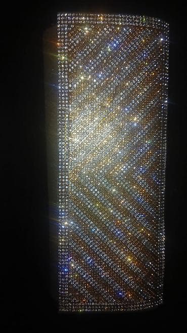 bijuteryalar: Zərif axşam klatçı – kristal daşlarla tam örtülü - Forma: düzbucaqlı — 6