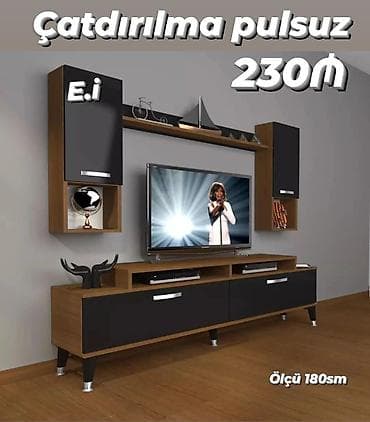 tv altligi: Düz TV altlığı, Polkalı — 1