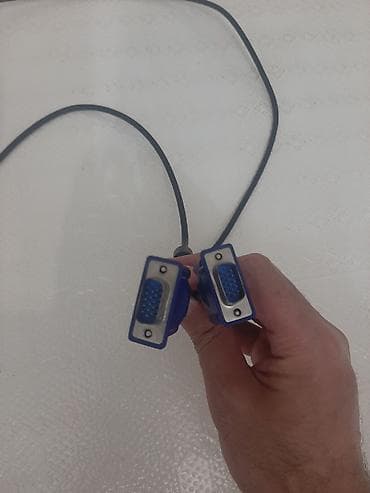 VGA (DE-15) video kabeli - Konnektorlar: 2 x VGA (erkək–erkək)