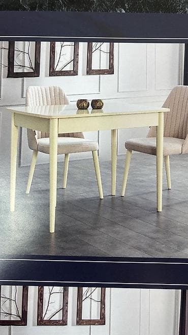 ucuz metbex stol stullari: Mətbəx üçün, Yeni, Açılmayan, Dördbucaq masa, 2 stul — 2