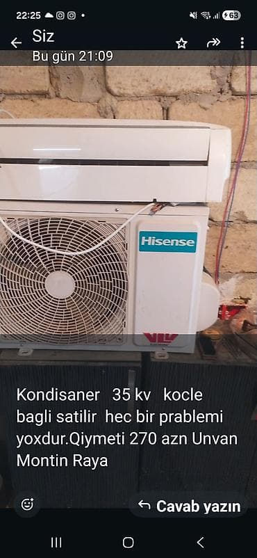 dubai version iphone: Hisense split kondisioner - Güc: 35 kv (təxminən 3.5 kW kateqoriyası) — 1