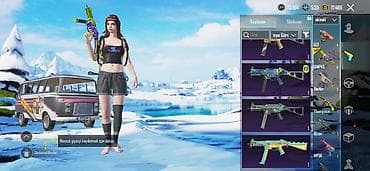 bez çanta: PUBG Mobile oyun hesabı – geniş kosmetik kolleksiya və nadir əşyalar — 6