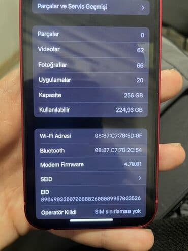 BYD: IPhone 13, Qırmızı, Face ID — 6