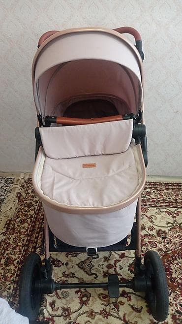 Коляски: Uşaq arabası – Kidilo, pastel çəhrayı/bej rəng palitrası — 3